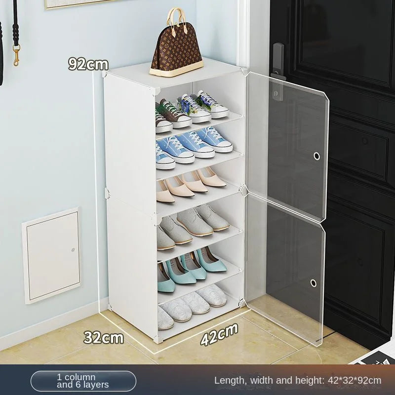 Small-Scale Foldable Cabinets Living Room Multilayer Large Space