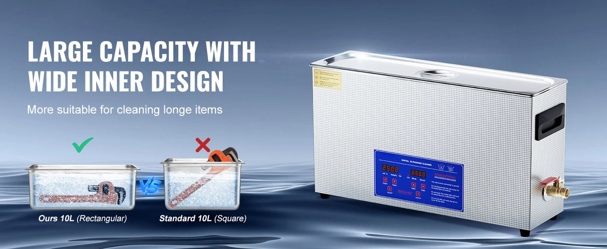 Succebuy 10l Ultrasonic Cleaner 300w 40khz Professional