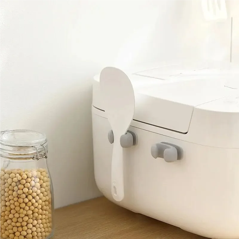 Silicone Rice Spoon Holder Heat Resistant Space Saving