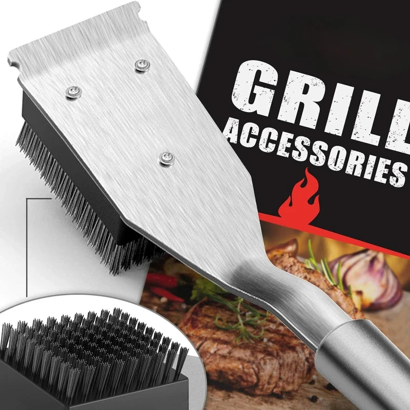 Grill Brush Scraper Wire Bbq Grill Brush Outdoor