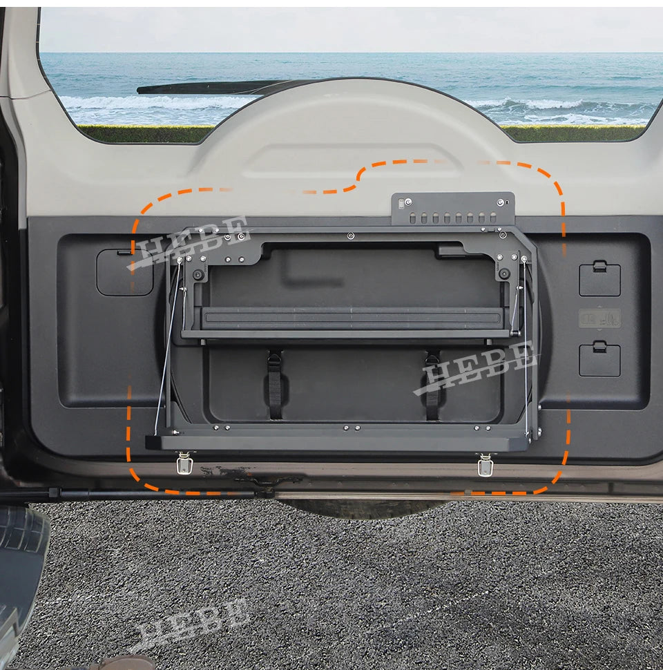 Hebe Car Double Layer Tailgate Shelf Trunk Storage