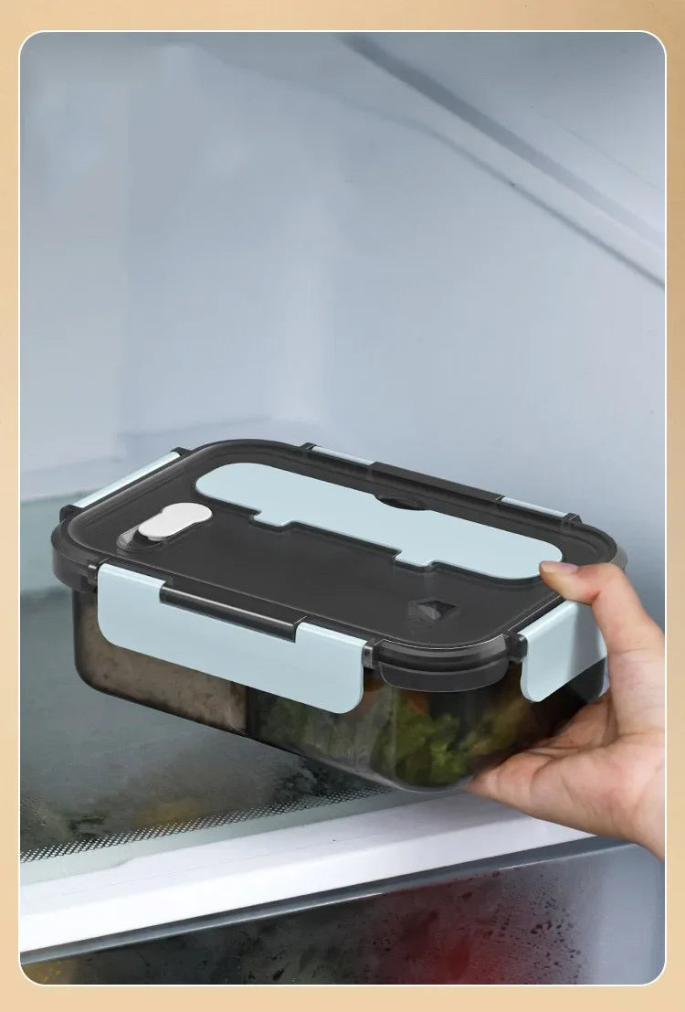 Compartment 1500ml Lunch Box Kids Students Office Bento