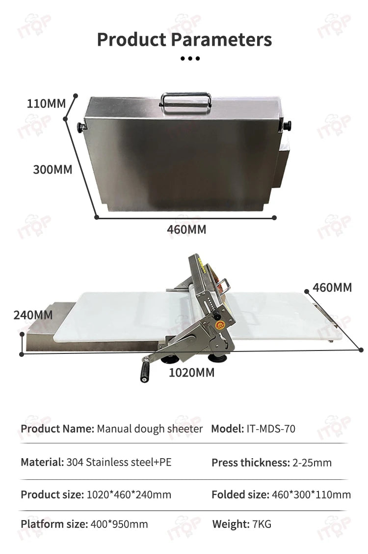 Commercial Pastry Machine Dough Sheeter Puff Pastry Maker