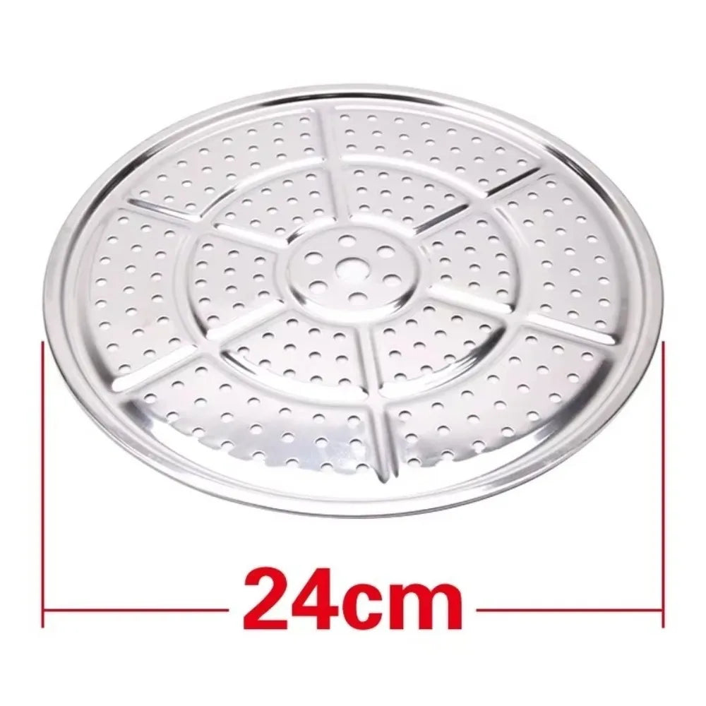 Durable Stainless Steel Steamer 16-34cm Compartment Steamed Rice