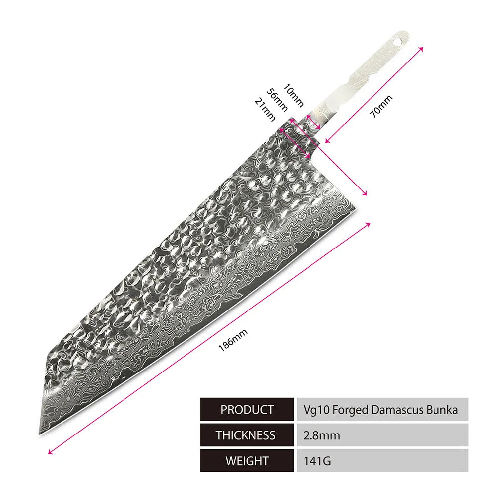 Amber Knife High Quality Blade Japanese Damascus Steel
