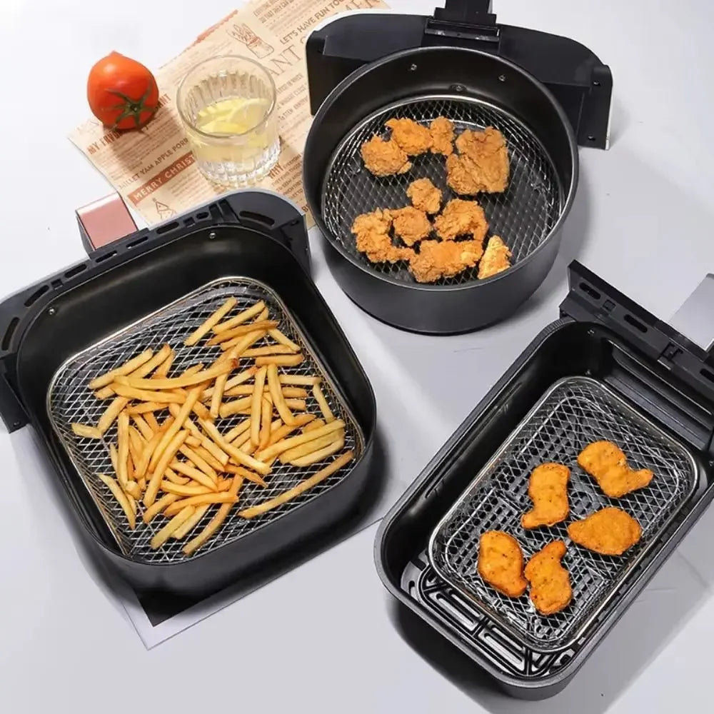 Durable Stackable Air Fryer Rack Non-Stick Stainless Steel