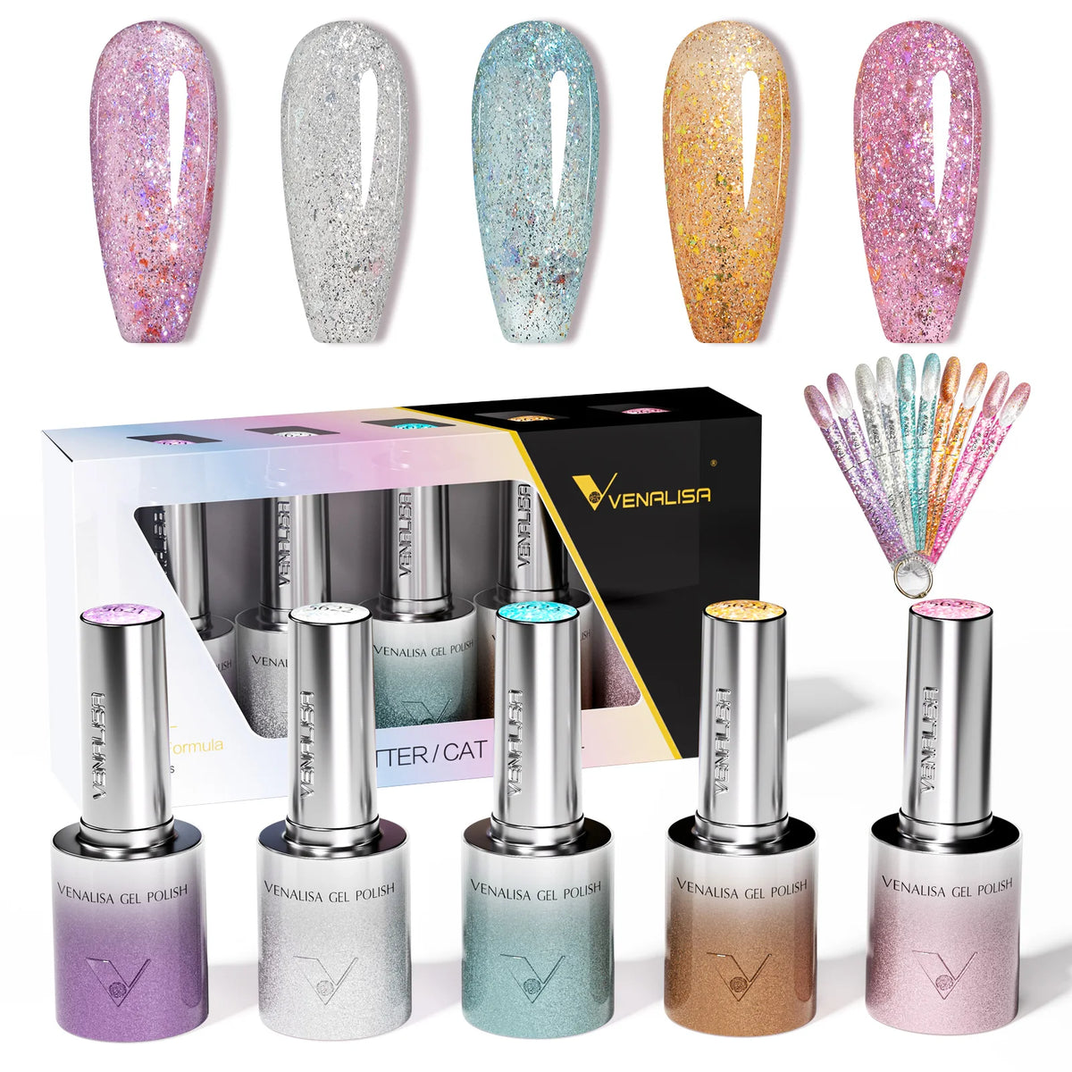 1pc Venalisa 10ml Nail Gel Polish Kit Soft