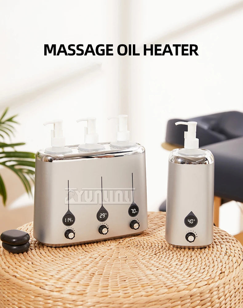 Oil Bottle Warmer Heater Led Screen Spa Equipment