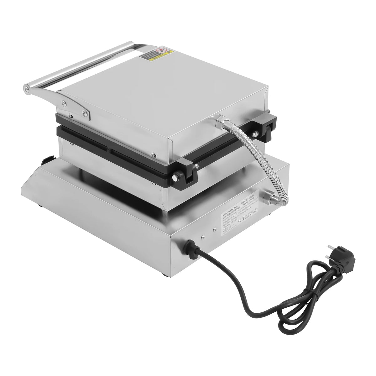 1750w Electric Waffle Maker Grids Waffle Making Machine