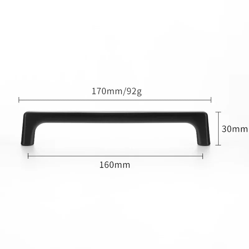 Silver Cabinet Storage Handles 96-320mm Dressers Cupboard Closet