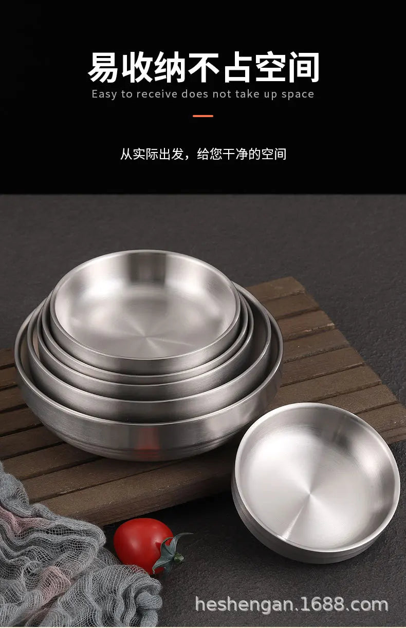 Korean 304 Stainless Steel Sauce Dish Small Dish