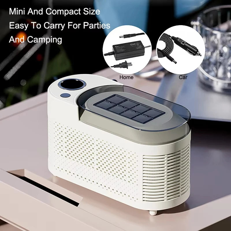 Desktop Mini Ice Cubes Maker Machine Dormitory Camping