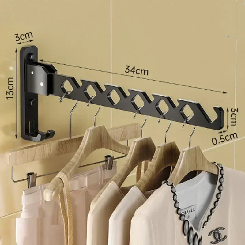 Clothes Drying Rack Collapsible Adjustable Angle Clothes Hanger