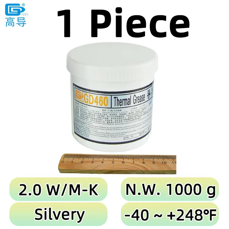 Gd900 Gd007 Gd-2 Thermal Grease Net Weight 1000g