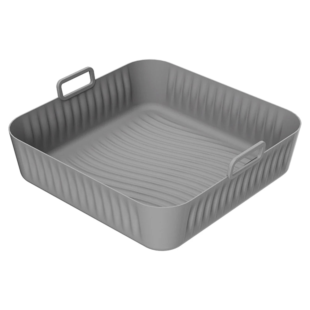 1pcs Fryer Silicone Liners Nonstick Airfryer Basket Reusable