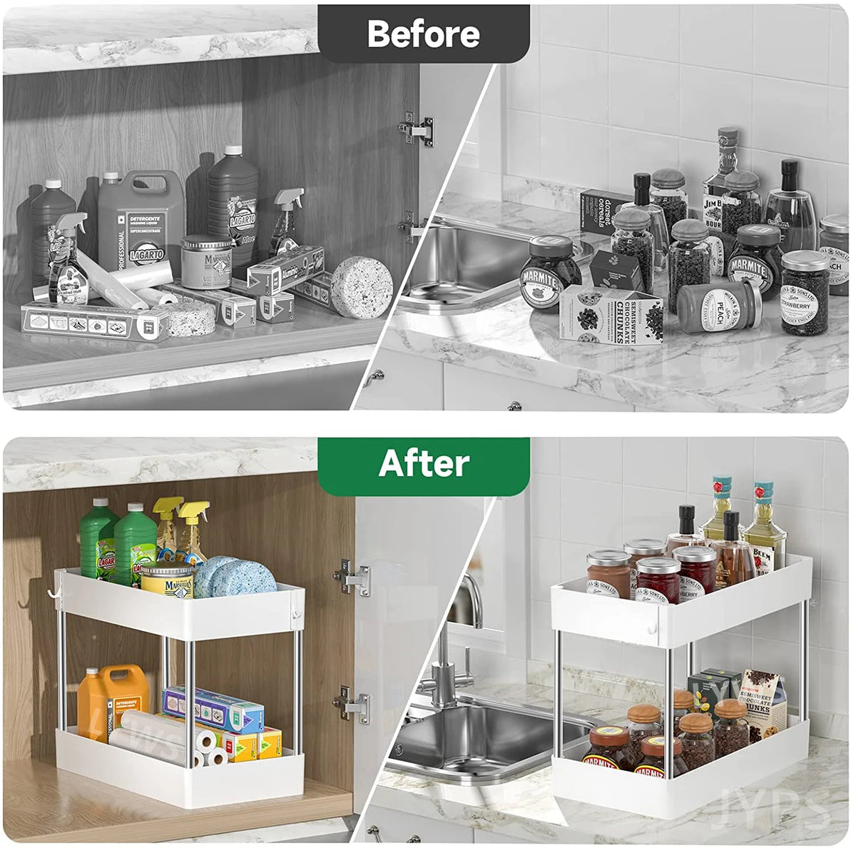 Tier Under Sink Organizer Organizer Cabinet Storage Rack