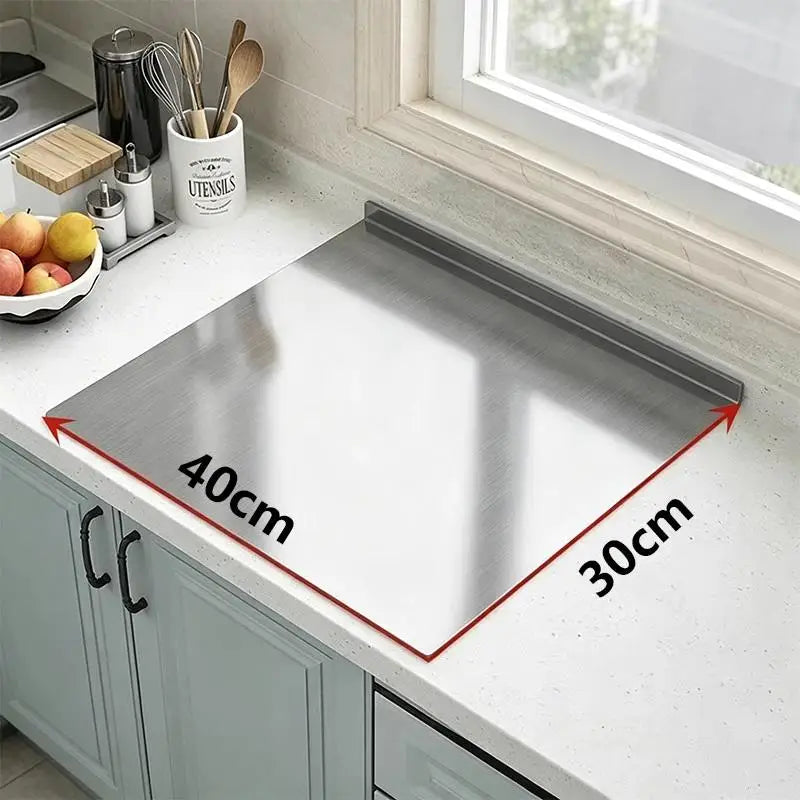 Large 304 Stainless Steel Dough Kneading Rolling Board
