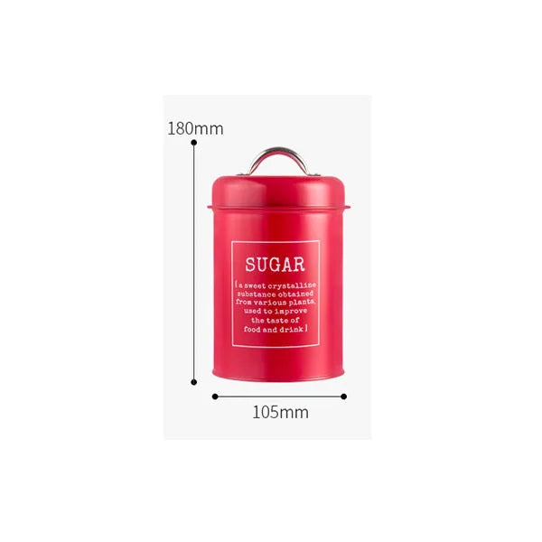 Canisters Coffee Tea Sugar Flour Metal Tin Jars