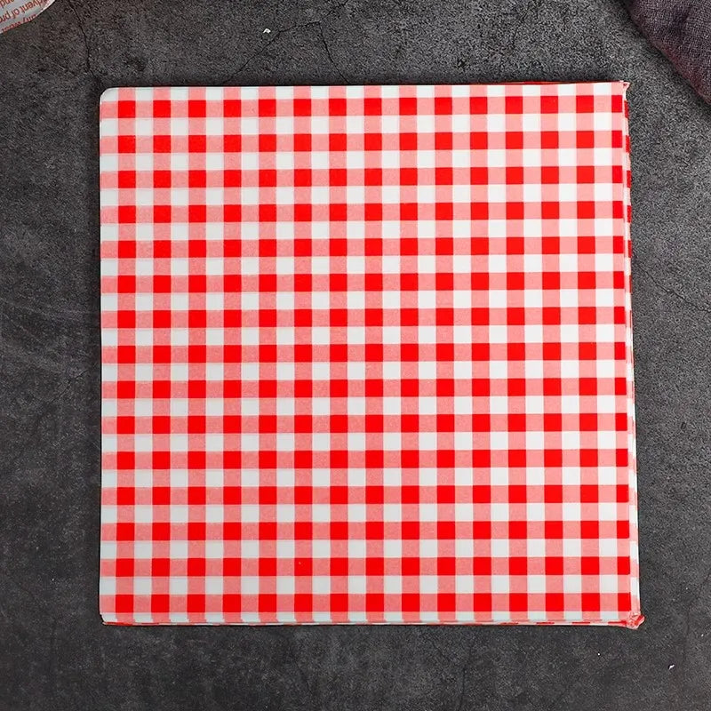 25/50pcs Oilpaper Wrapping Paper Bread Sandwich Burger Fries