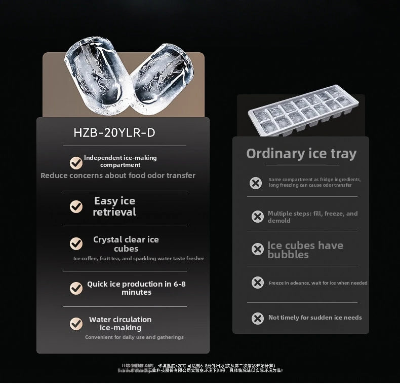 Ice Maker & Water Dispenser Combo Countertop Ice