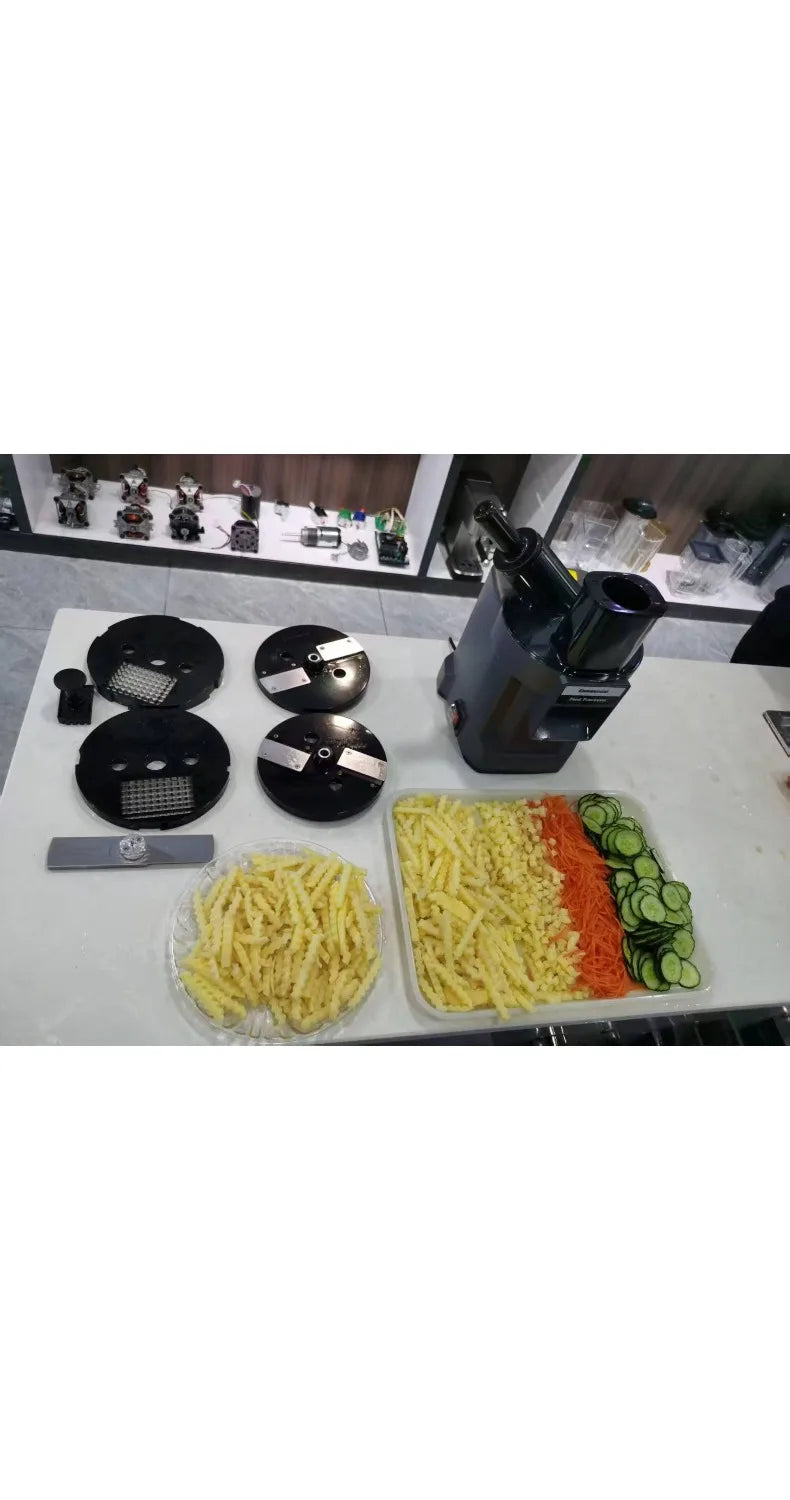 220v Vegetable Chopper Electric Cutting Machine Carrot Potato