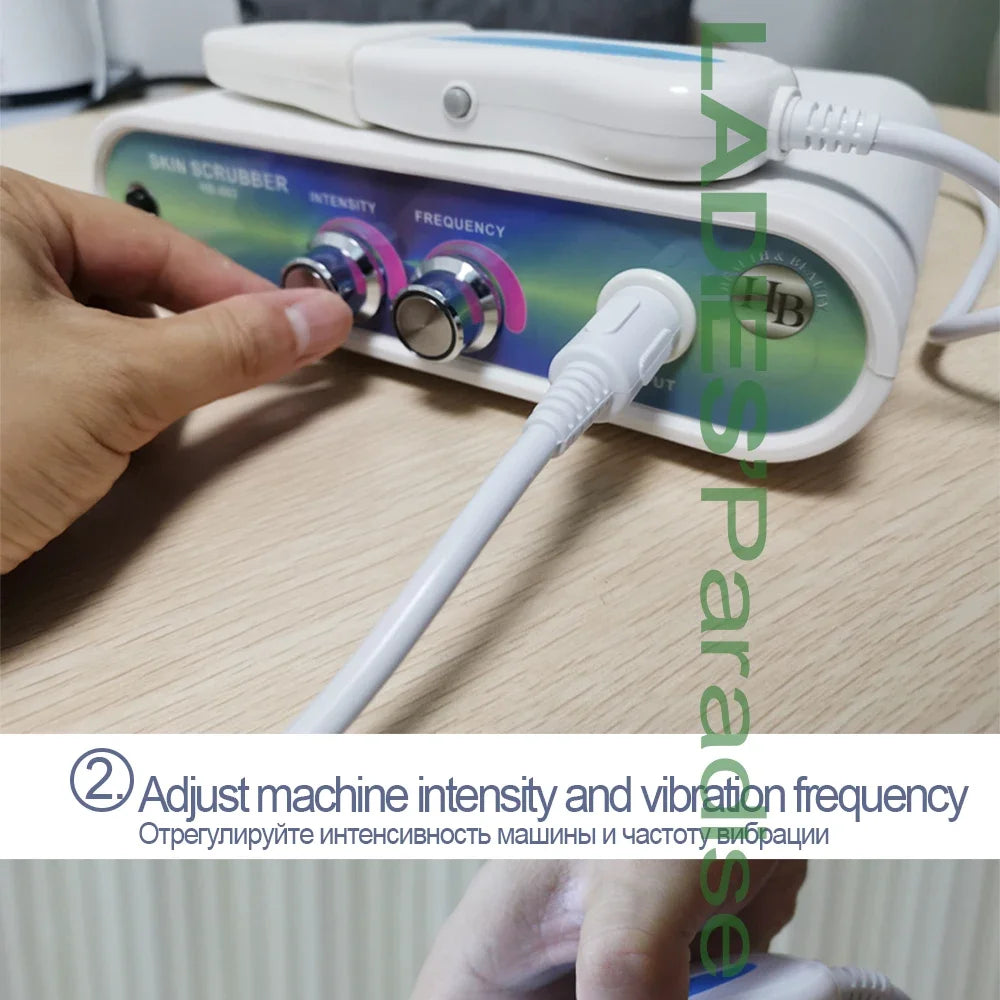 Professional Ultrasonic Facial Skin Scrubber Exfoliatorion Deep