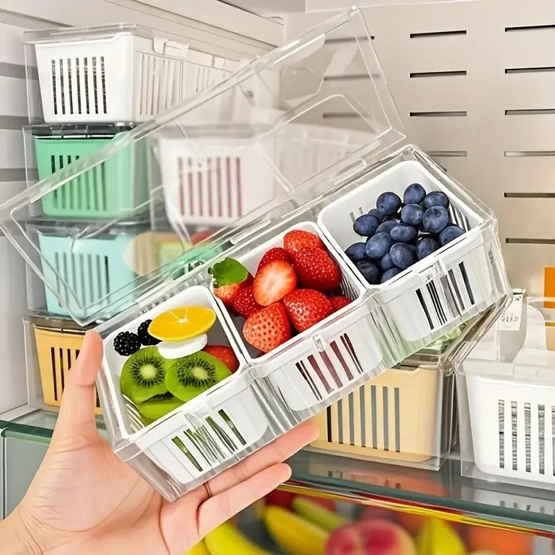 Of Food Storage Containers Square Transparent Compartments