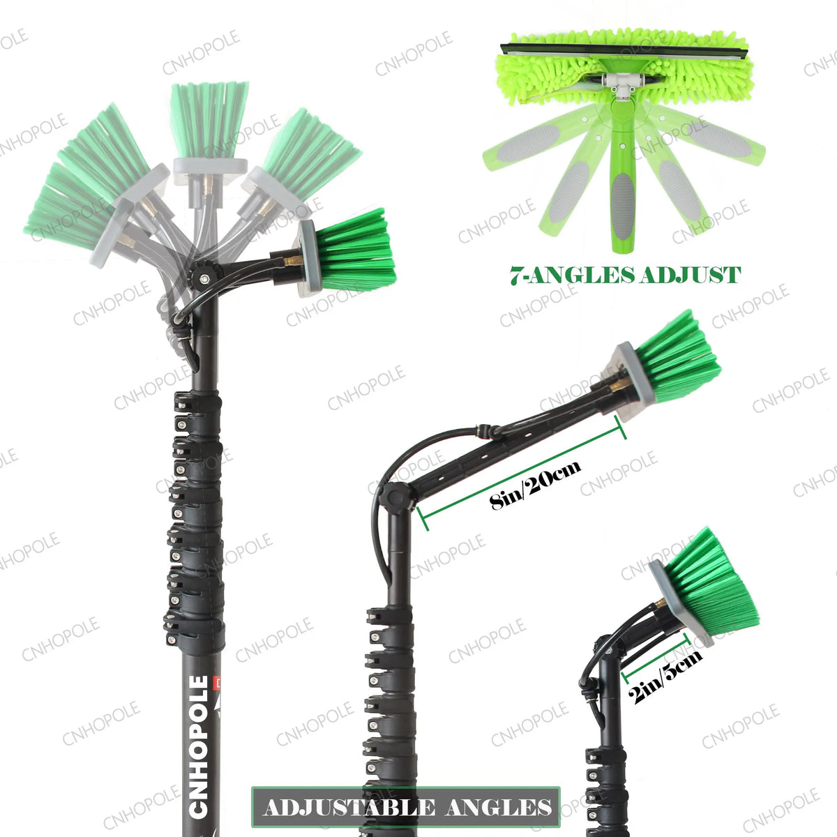 30/36/42ft Carbon Fiber Water Fed Pole Window Cleaning