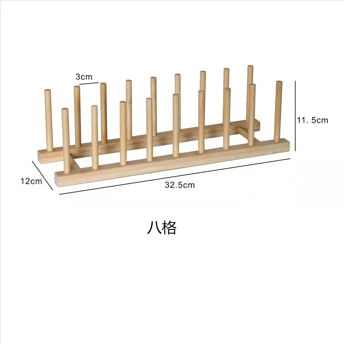 Diy Locker Bamboo Drain Rack Wooden Plate Rack