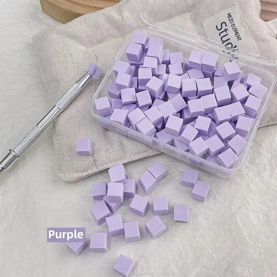 1set 100pcs Nail Care Gradual Pat Cotton Clip