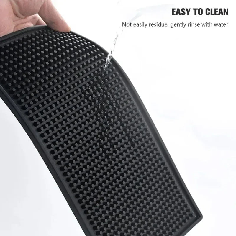 Bar Mat Rubber Dish Drying Mat Countertop Non