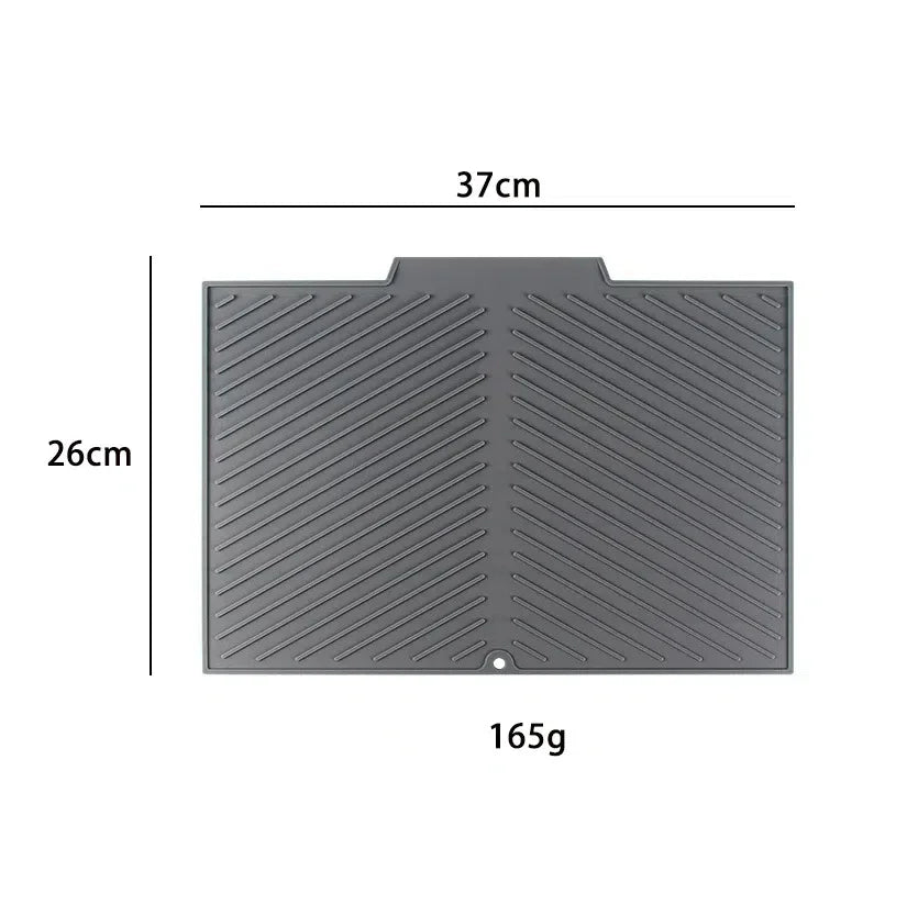 1pcs Wave Draining Pad Silicone Drying Mat Non-Slip
