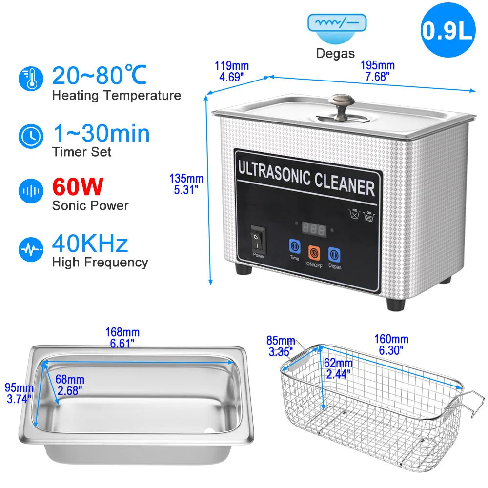 Ultrasonic Cleaner 1l 2l 3l 6l 10l 22l