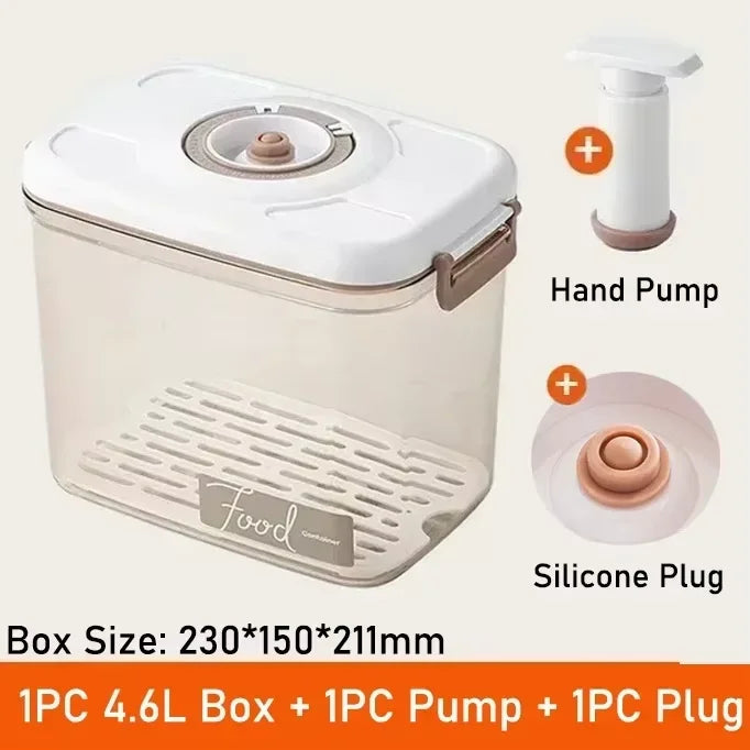Vacuum Food Storage Box Fresh-Keeping Canister Sealed Storage