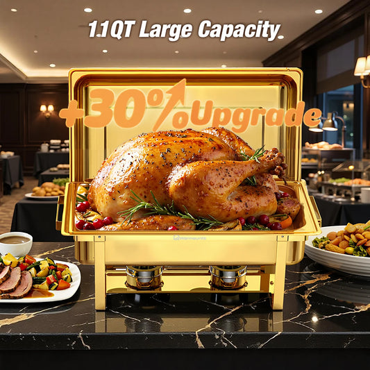 4pcs 10l Square Chafing Dishes Buffet 201 Material