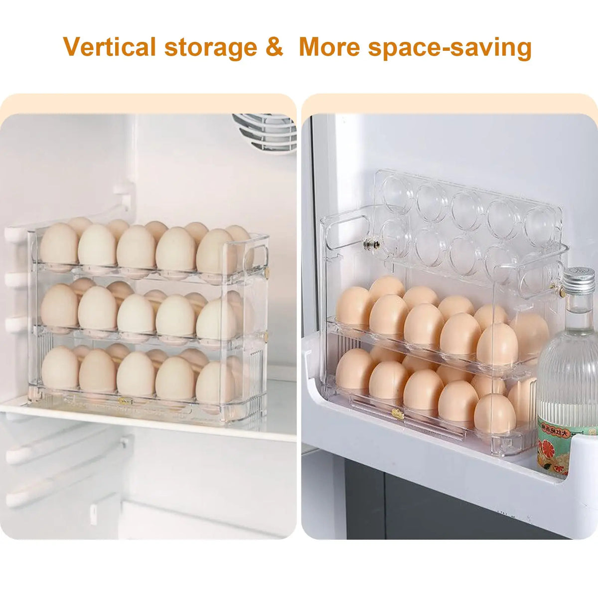 Large Capacity Egg Fridge Storage Box - Multi-Layer