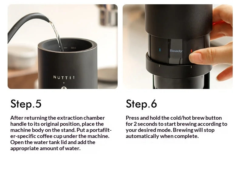 Timemore Nuttii Capsule Espresso Machine Travel & Outdoor