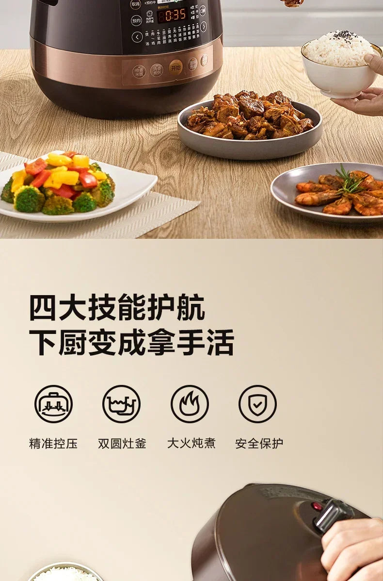 Midea Large-Capacity Intelligent High-Pressure Rice Cooker