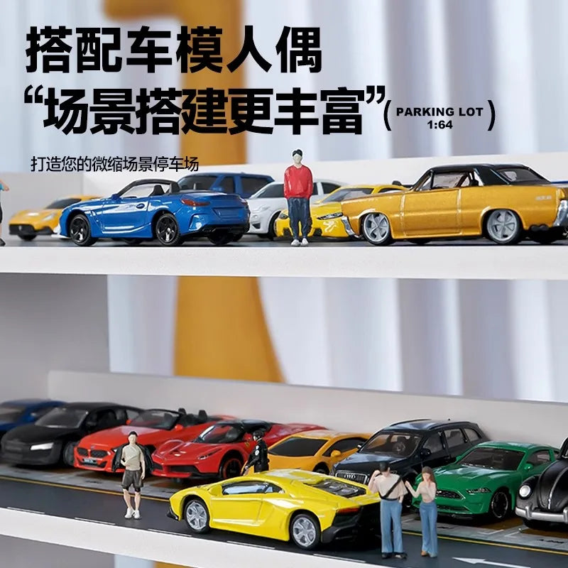 Collector 1/64 Trapezoidal Parking Lot Storage Rack Alloy