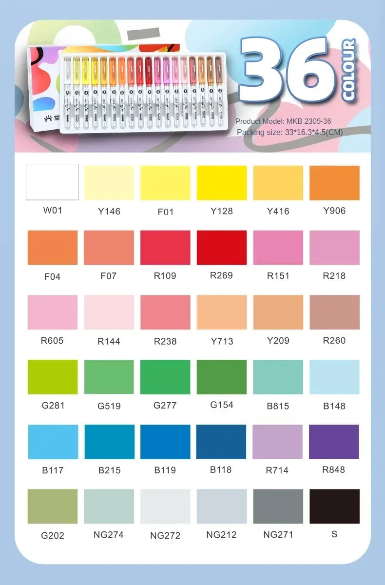 Grasp 168/1 Colors Acrylic Marker Pens Waterproof Pen