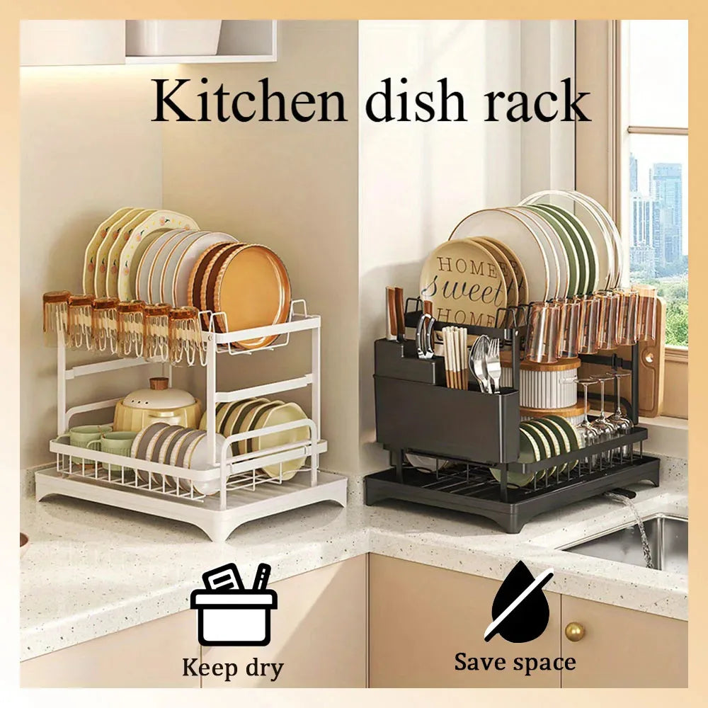 Industrial-Grade Stainless Steel Dish Rack Quick-Dry Spotless