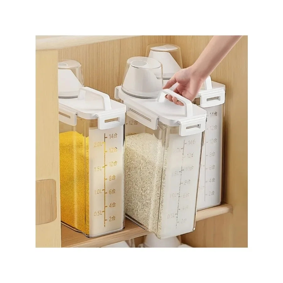 5l Covered Moisture-Proof Sealed Storage Container - Used