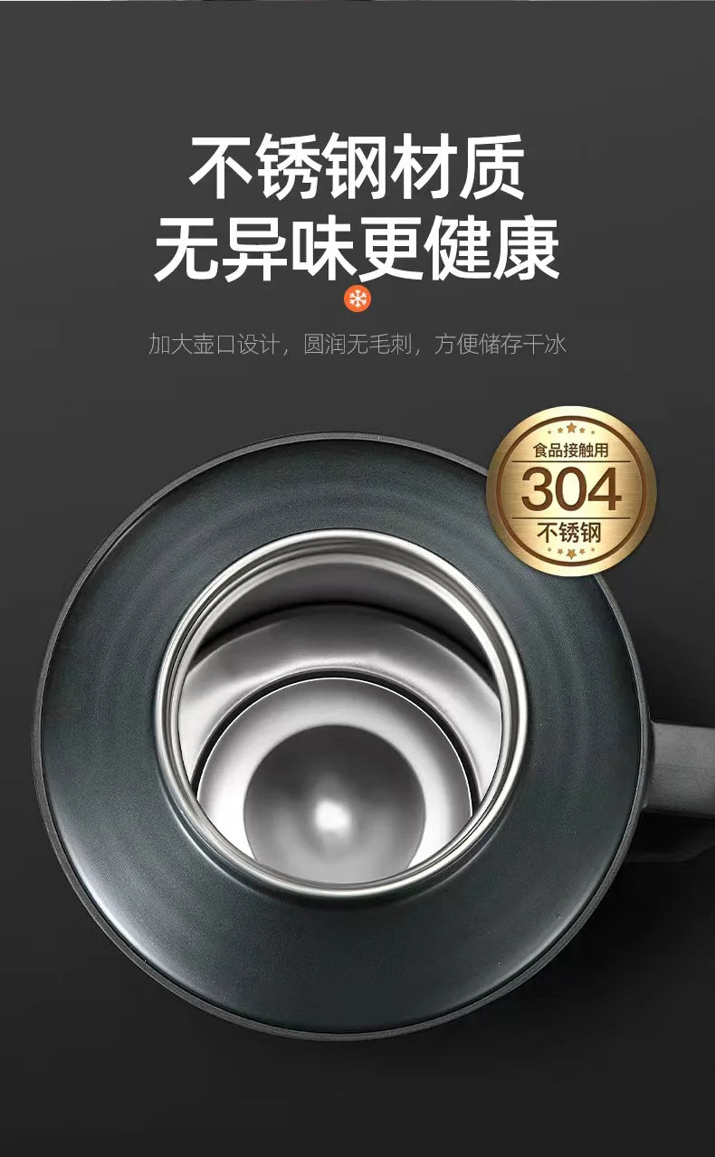 Large Capacity 4l-6l Commercial Dry Ice Bucket Large-Diameter