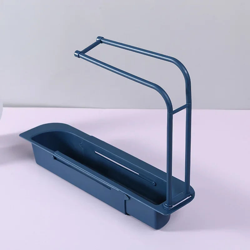 Telescopic Sink Shelf Drainer Rack Soap Sponge Holder