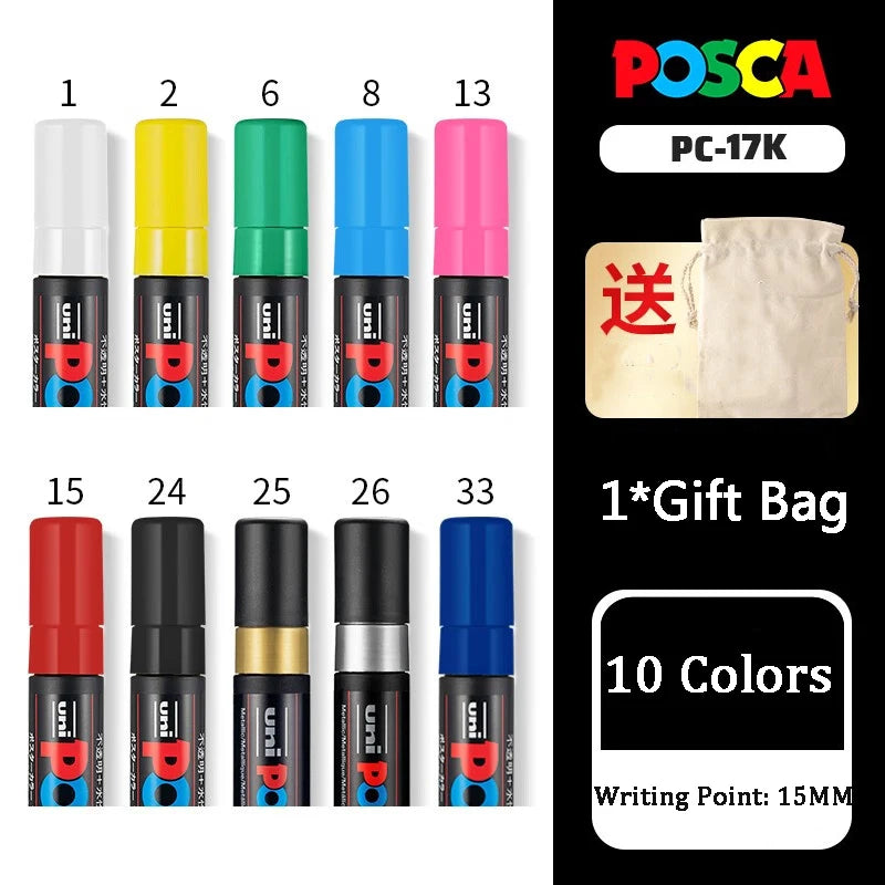 Uni Posca Full Marker Pen Storage Bag Pc-1m
