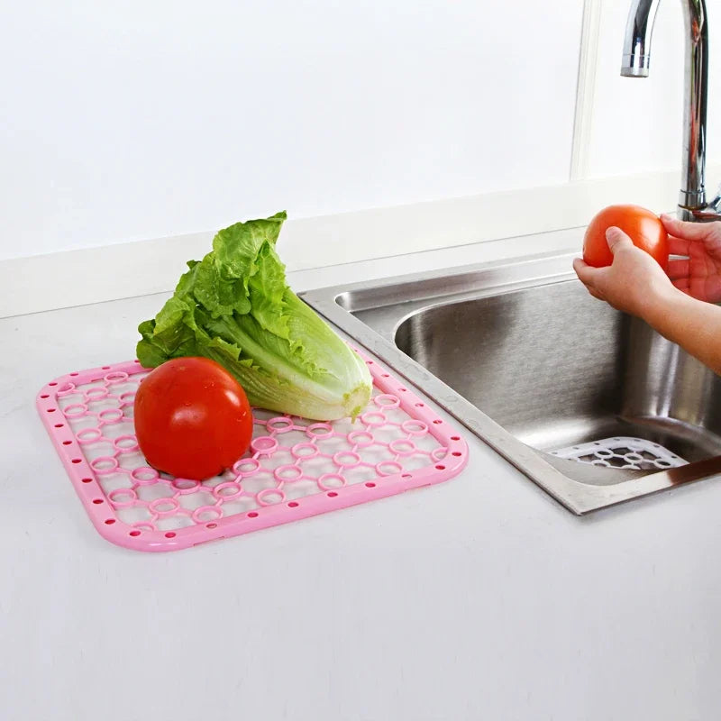 Placemat Heat Insulation Pad Vegetable Fruits Dish Sink