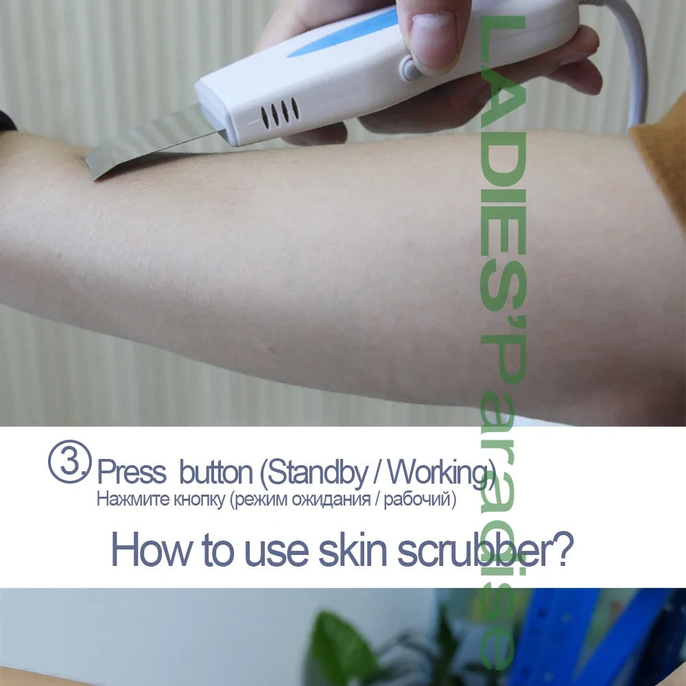 Professional Ultrasonic Facial Skin Scrubber Exfoliatorion Deep