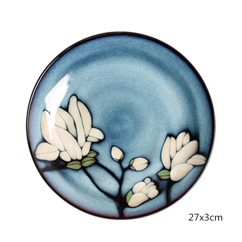 Ceramic Dinner Plate Service Dish Cake Dish Western