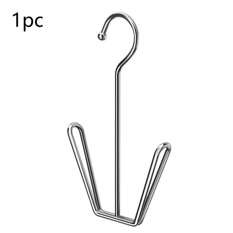 1/4pcs Stainless Steel U-Shaped Shoe Drying Rack Windproof