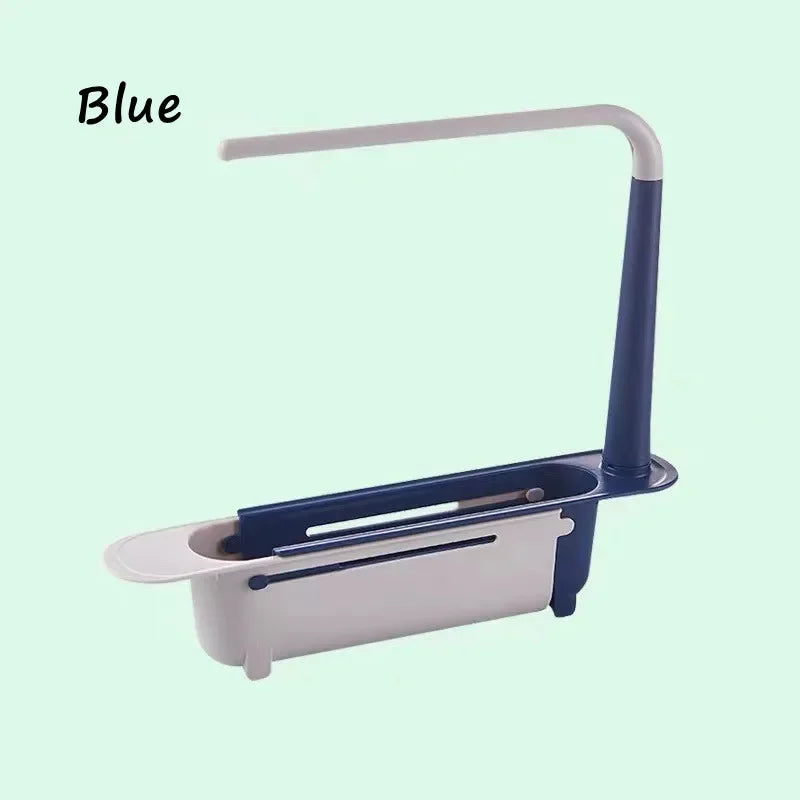 Sink Drain Rack Telescopic Sink Shelf Sinks Organizer